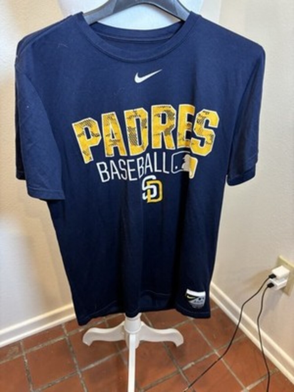 San Diego Padres Nike Dri-Fit Shirt Size Small Authentic Performer MLB